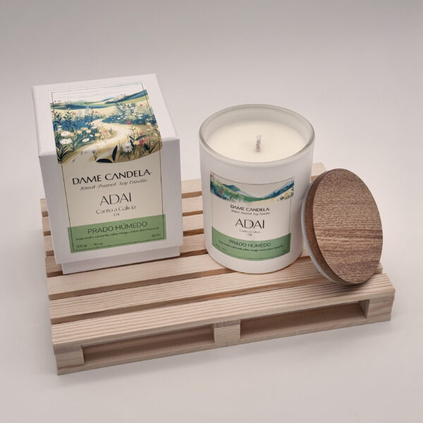 Vela aromática ADAI de Prado Húmedo - Imagen 2