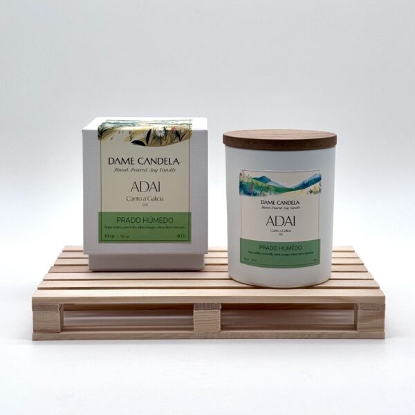 Vela aromática ADAI de Prado Húmedo