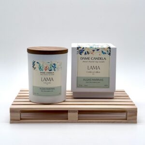 Vela aromática LAMA de Algas Marinas