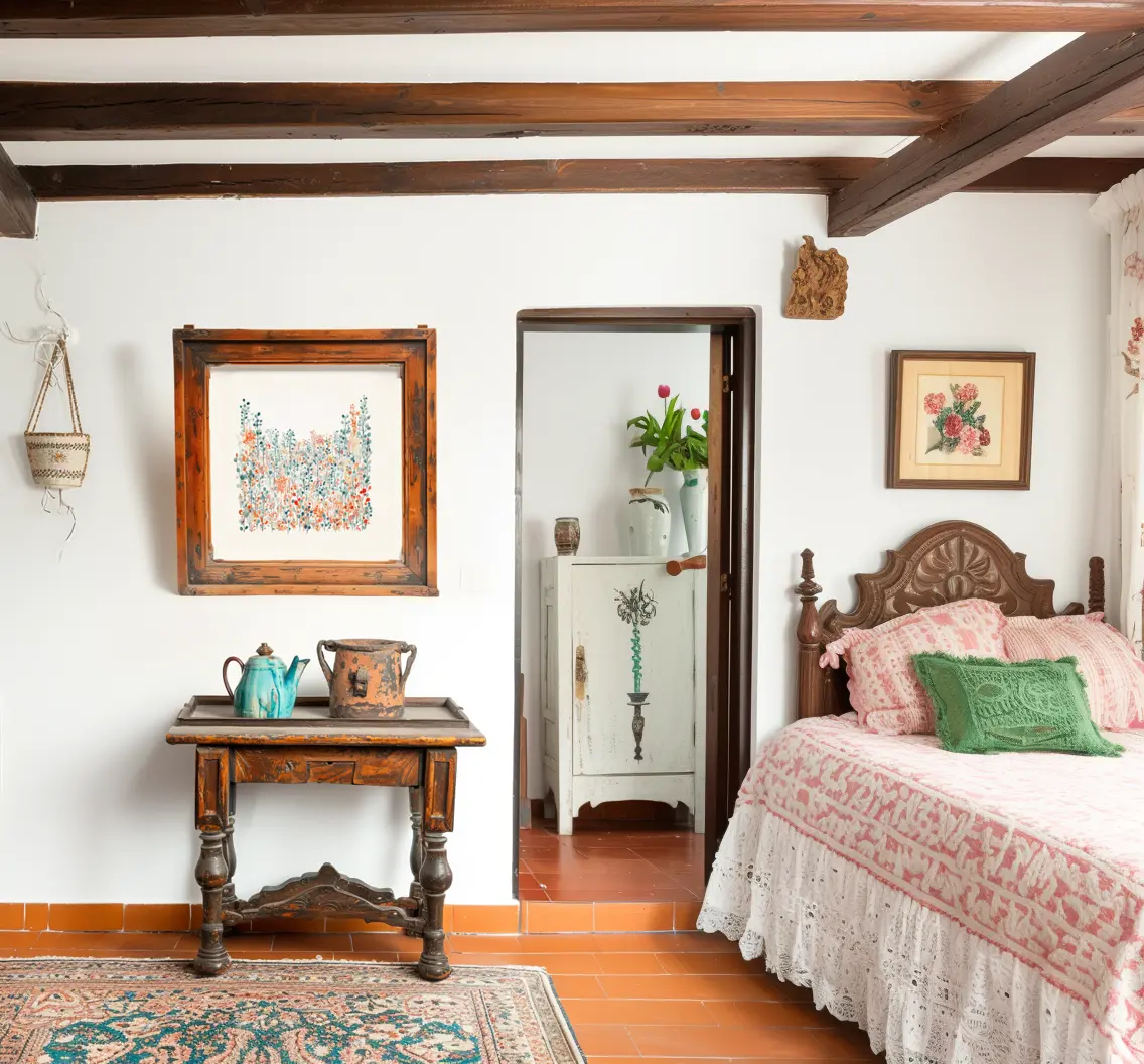 habitación casa gallega Dame Candela Canto a Galicia