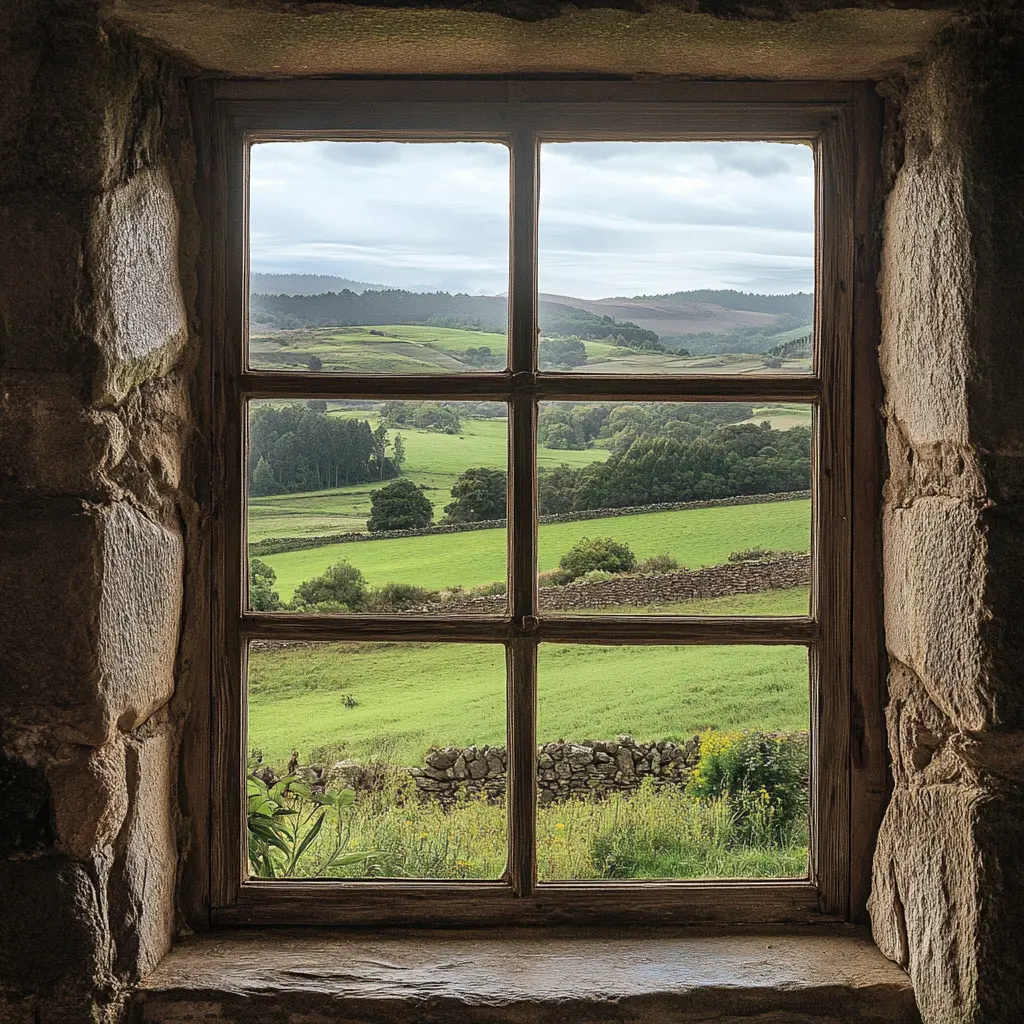 ventana paisaje Lugo Dame Candela Lama