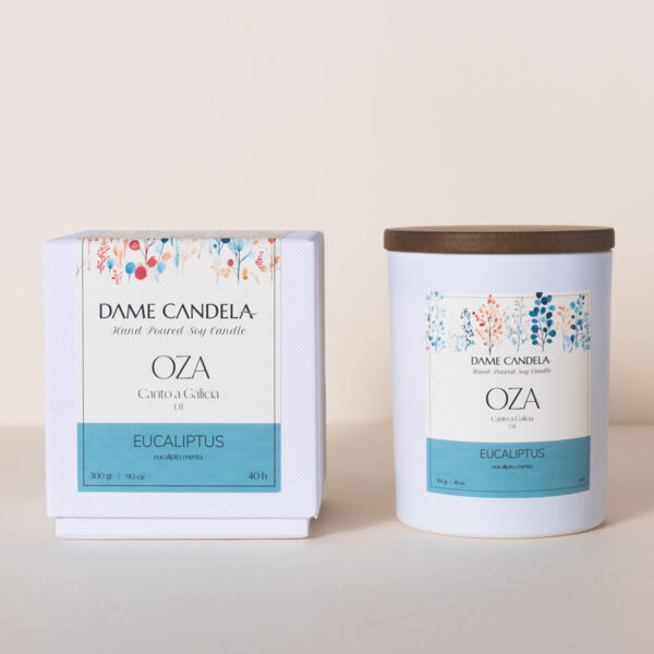 Vela aromática OZA de Eucaliptus - Imagen 2