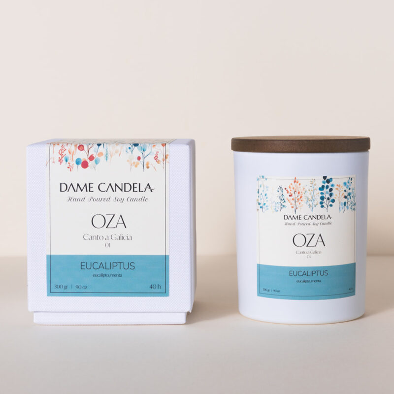 Vela aromática OZA de Eucaliptus - Imagen 2