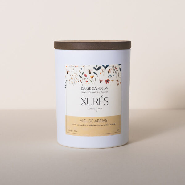 Vela aromática XURÉS de Miel de abejas