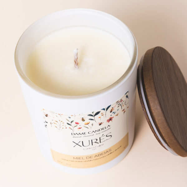 Vela aromática XURÉS de Miel de abejas - Imagen 3