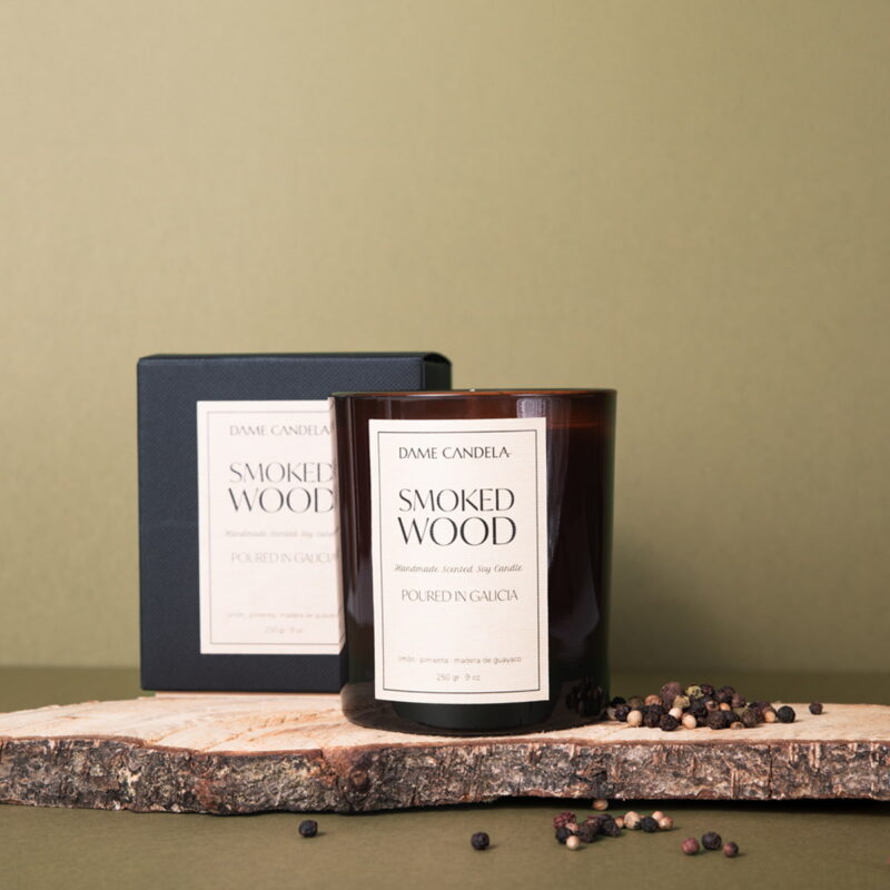 Vela aromática SMOKED WOOD - Imagen 3