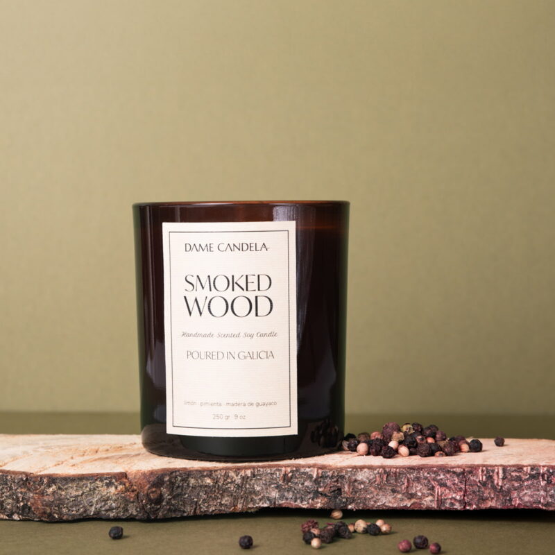 Vela aromática SMOKED WOOD