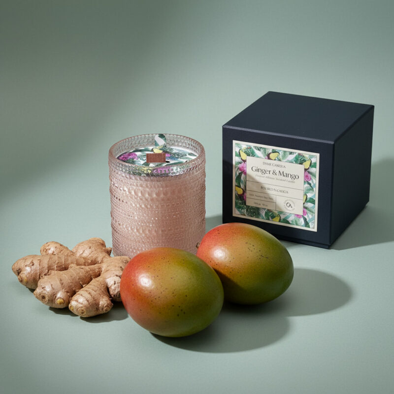 Vela aromática DELUXE GINGER & MANGO