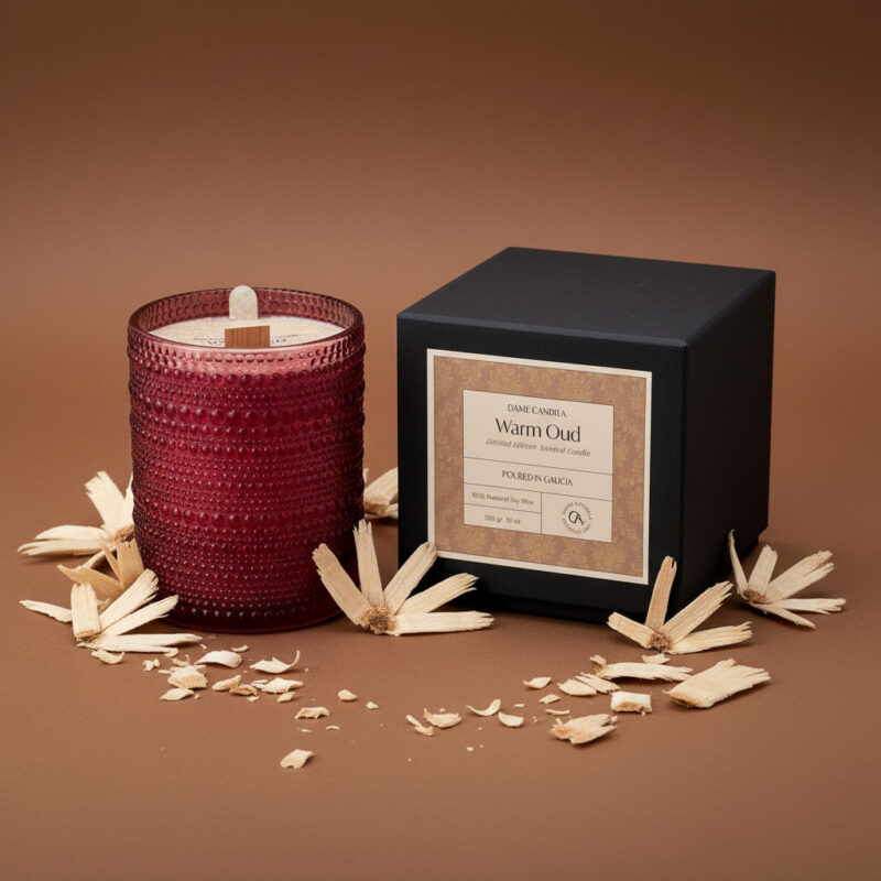 Vela aromática DELUXE WARM OUD